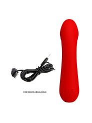 PRETTY LOVE CETUS VIBRADOR RECARGABLE ROJO