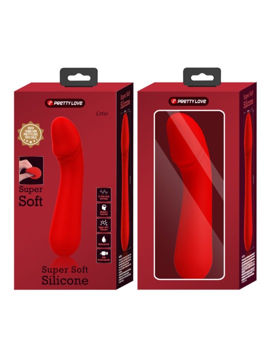 PRETTY LOVE CETUS VIBRADOR RECARGABLE ROJO