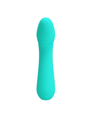 PRETTY LOVE CETUS VIBRADOR RECARGABLE VERDE AGUA
