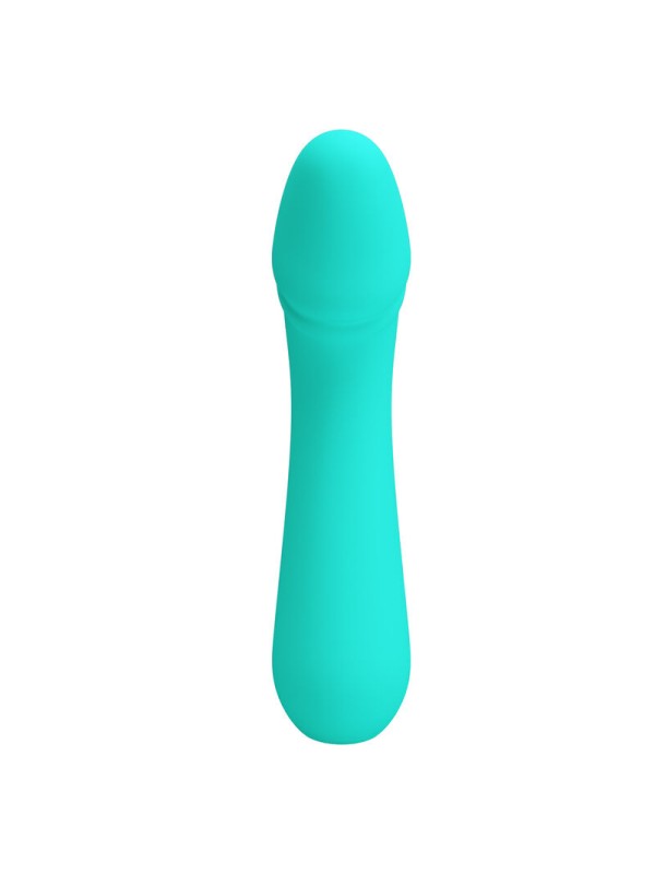 PRETTY LOVE CETUS VIBRADOR RECARGABLE VERDE AGUA