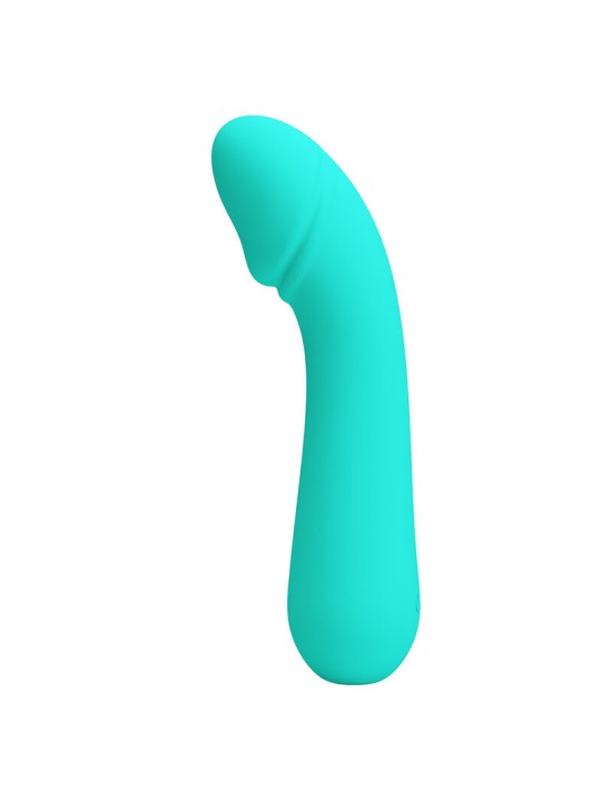 PRETTY LOVE CETUS VIBRADOR RECARGABLE VERDE AGUA