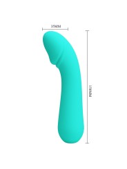 PRETTY LOVE CETUS VIBRADOR RECARGABLE VERDE AGUA