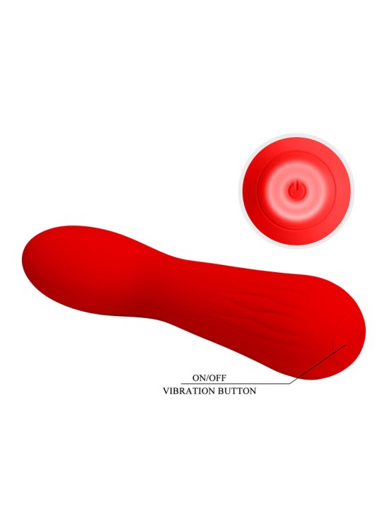 PRETTY LOVE FAUN VIBRADOR RECARGABLE ROJO