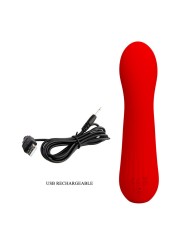 PRETTY LOVE FAUN VIBRADOR RECARGABLE ROJO