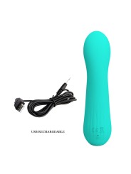 PRETTY LOVE FAUN VIBRADOR RECARGABLE VERDE AGUA