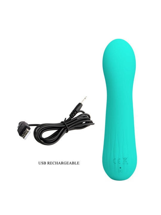 PRETTY LOVE FAUN VIBRADOR RECARGABLE VERDE AGUA PRETTY LOVE FAUN VIBRADOR RECARGABLE VERDE AGUA