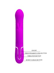 PRETTY LOVE VIBRADOR COALE RABBIT PERLAS VIOLETA