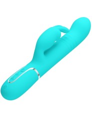 PRETTY LOVE VIBRADOR COALE RABBIT PERLAS VERDE AGUA