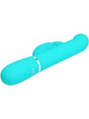 PRETTY LOVE VIBRADOR COALE RABBIT PERLAS VERDE AGUA