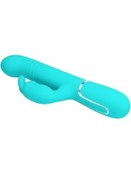 PRETTY LOVE VIBRADOR COALE RABBIT PERLAS VERDE AGUA