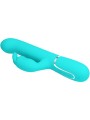PRETTY LOVE VIBRADOR COALE RABBIT PERLAS VERDE AGUA