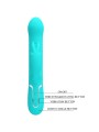 PRETTY LOVE VIBRADOR COALE RABBIT PERLAS VERDE AGUA