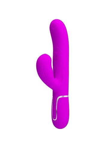 PRETTY LOVE PERLITA VIBRADOR PUNTO G 3 EN 1 MULTIFUNCION VIOETA