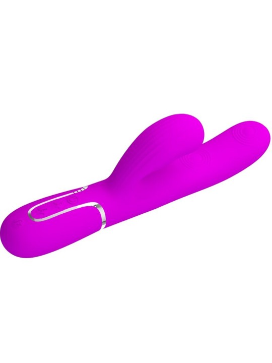 PRETTY LOVE PERLITA VIBRADOR PUNTO G 3 EN 1 MULTIFUNCION VIOETA