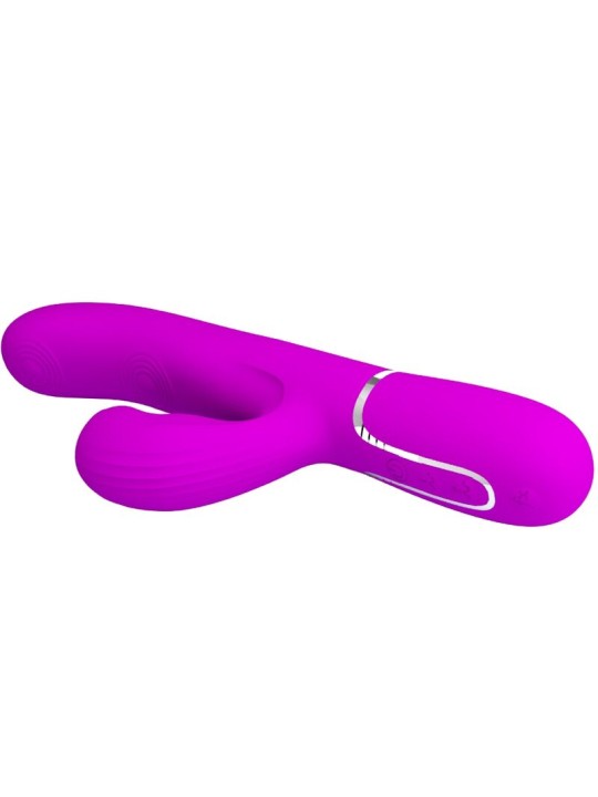 PRETTY LOVE PERLITA VIBRADOR PUNTO G 3 EN 1 MULTIFUNCION VIOETA