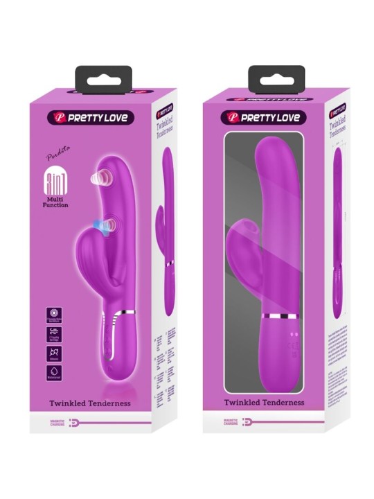 PRETTY LOVE PERLITA VIBRADOR PUNTO G 3 EN 1 MULTIFUNCION VIOETA