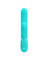 PRETTY LOVE PERLITA VIBRADOR PUNTO G 3 EN 1 MULTIFUNCION VERDE AGUA