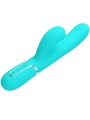 PRETTY LOVE PERLITA VIBRADOR PUNTO G 3 EN 1 MULTIFUNCION VERDE AGUA