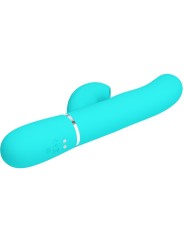 PRETTY LOVE PERLITA VIBRADOR PUNTO G 3 EN 1 MULTIFUNCION VERDE AGUA