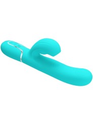 PRETTY LOVE PERLITA VIBRADOR PUNTO G 3 EN 1 MULTIFUNCION VERDE AGUA