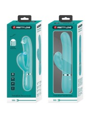 PRETTY LOVE PERLITA VIBRADOR PUNTO G 3 EN 1 MULTIFUNCION VERDE AGUA