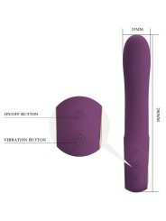 PRETTY LOVE ETHAN VIBRADOR RECARGABLE LILA