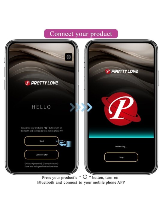 PRETTY LOVE ETHAN VIBRADOR RECARGABLE LILA