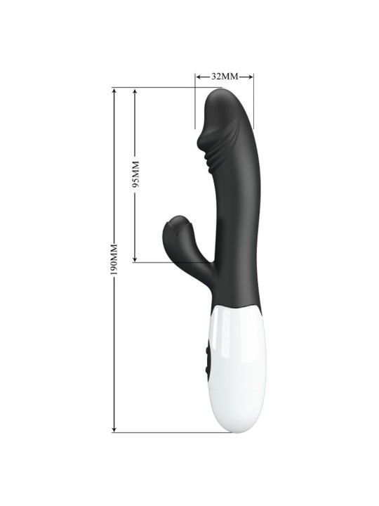 PRETTY LOVE SNAPPY VIBRADOR PUNTO G NEGRO
