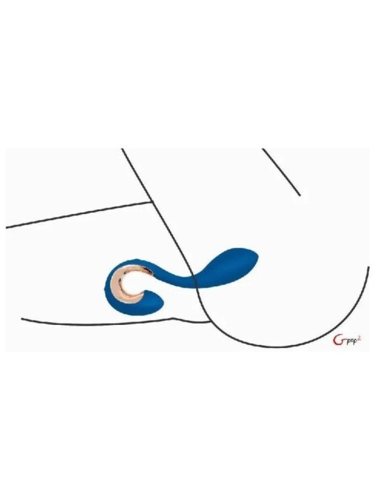 G VIBE GPOP 2 VIBRADOR PUNTO G Y P AZUL INDIGO