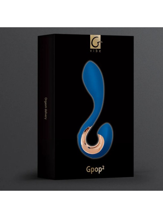 G VIBE GPOP 2 VIBRADOR PUNTO G Y P AZUL INDIGO