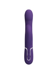 PRETTY LOVE ZALIN VIBRADOR RABBIT PERLAS 4 EN 1 MORADO