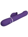 PRETTY LOVE ZALIN VIBRADOR RABBIT PERLAS 4 EN 1 MORADO