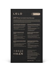 LELO LIV 3 ESTIMULADOR PUNTO G AZUL