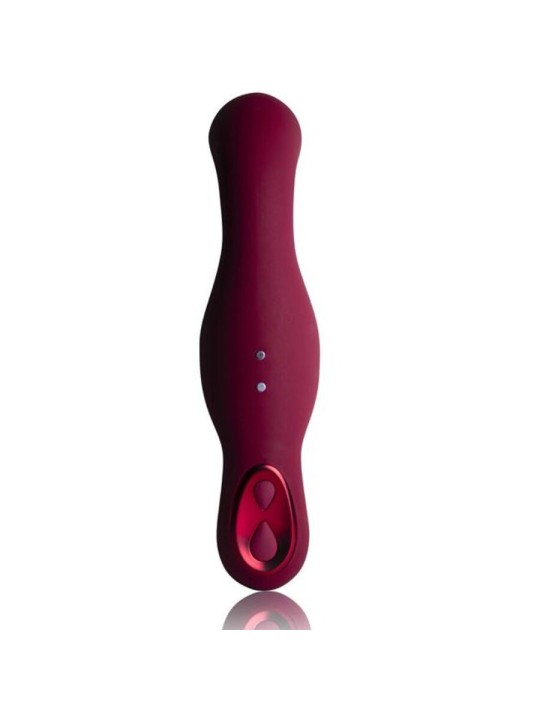 ROCKS OFF RUBY GLOW BLUSH VIBRADOR G SPOT ROJO