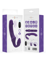 INTENSE JILL VIBRADOR DOBLE 20 CM VIOLETA CONTROL REMOTO