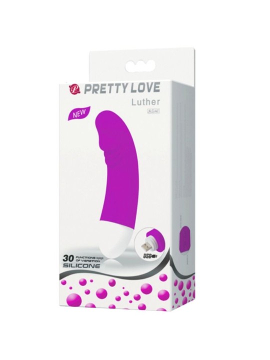 PRETTY LOVE LUTHER MINI VIBRADOR 30 MODOS VIBRACION
