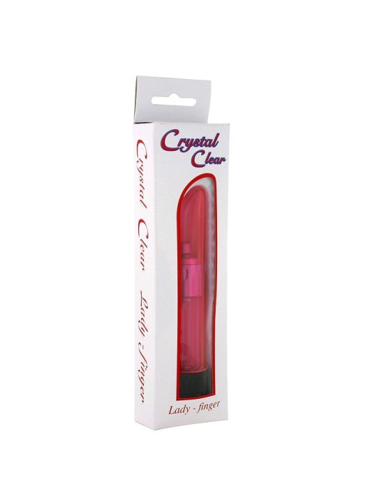 SEVEN CREATIONS CRYSTAL CLEAR VIBRATOR LADY ROSA