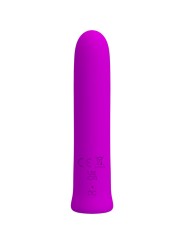 PRETTY LOVE CURTIS MINI VIBRADOR SUPER POWER 12 VIBRACIONES SILICONA VIOLETA