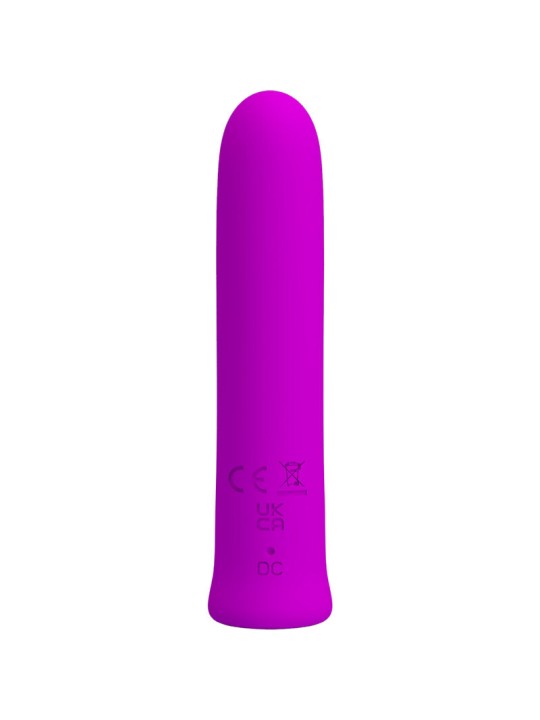 PRETTY LOVE CURTIS MINI VIBRADOR SUPER POWER 12 VIBRACIONES SILICONA VIOLETA