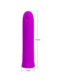PRETTY LOVE CURTIS MINI VIBRADOR SUPER POWER 12 VIBRACIONES SILICONA VIOLETA