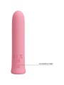 PRETTY LOVE CURTIS MINI VIBRADOR SUPER POWER 12 VIBRACIONES SILICONA ROSA