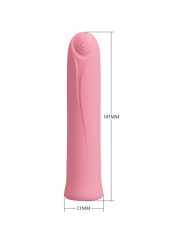 PRETTY LOVE CURTIS MINI VIBRADOR SUPER POWER 12 VIBRACIONES SILICONA ROSA