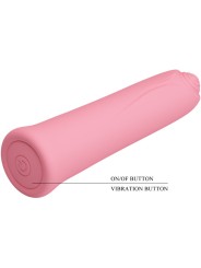 PRETTY LOVE CURTIS MINI VIBRADOR SUPER POWER 12 VIBRACIONES SILICONA ROSA