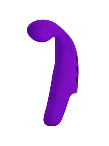 PRETTY LOVE GORGON VIBRADOR DE DEDO RECARGABLE MORADO