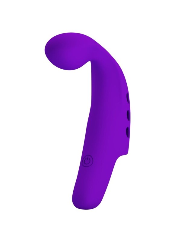 PRETTY LOVE GORGON VIBRADOR DE DEDO RECARGABLE MORADO