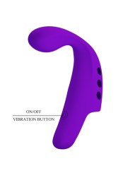 PRETTY LOVE GORGON VIBRADOR DE DEDO RECARGABLE MORADO
