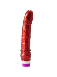 BAILE VIBRADOR ROJO REALISTICO 23 CM