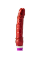 BAILE VIBRADOR ROJO REALISTICO 23 CM