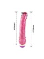 BAILE VIBRADOR ROJO REALISTICO 23 CM