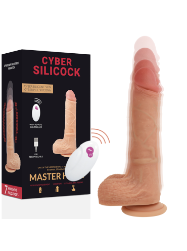 CYBER SILICOCK REALISTICO CONTROL REMOTO MASTER HUCK 209 CM O 4 CM